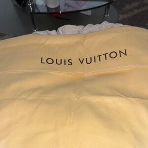 Louis Vuitton Soft Yellow Storage Bag